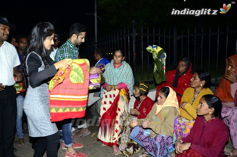 Idhi Maa Premakatha Team @ Prasads IMAX Employees Blankets Donation