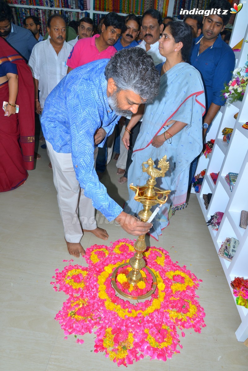 Rajamouli & Srivalli At Costumes Krishna Store Opening