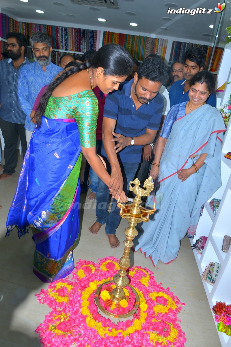 Rajamouli & Srivalli At Costumes Krishna Store Opening