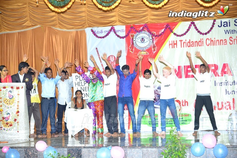 'Raja The Great' Team @ Netra Vidyalaya 10th Anniversary Celebrations