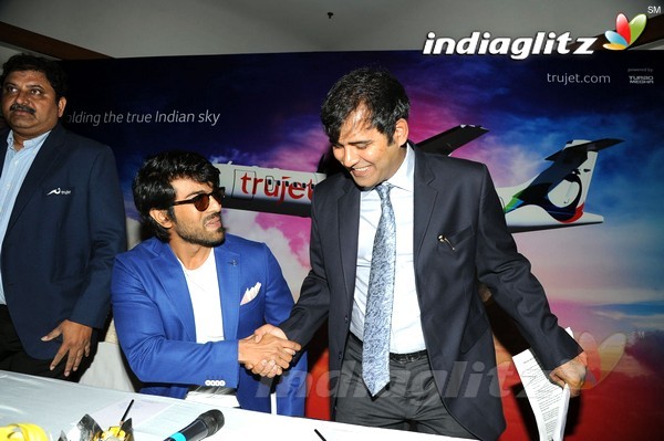 Ram Charan's Trujet Airways Press Meet