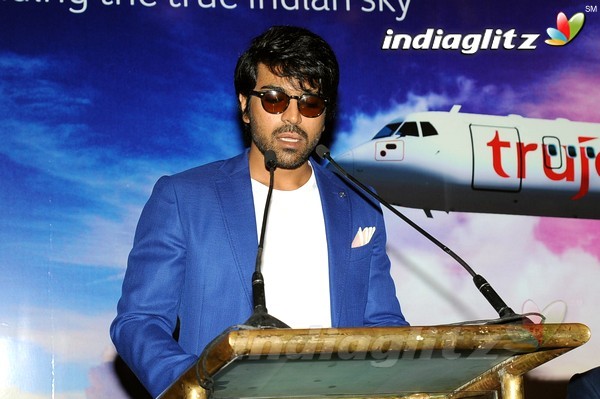 Ram Charan's Trujet Airways Press Meet