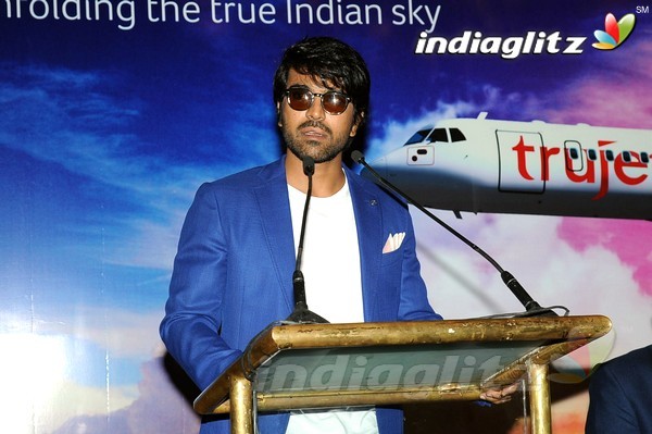 Ram Charan's Trujet Airways Press Meet