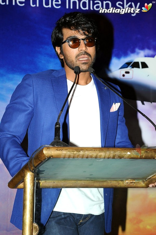 Ram Charan's Trujet Airways Press Meet