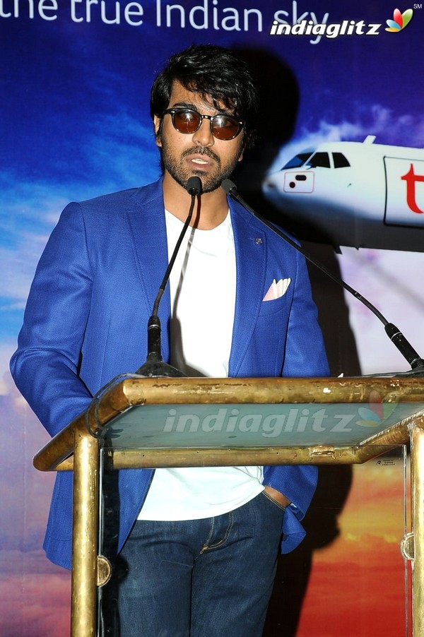 Ram Charan's Trujet Airways Press Meet