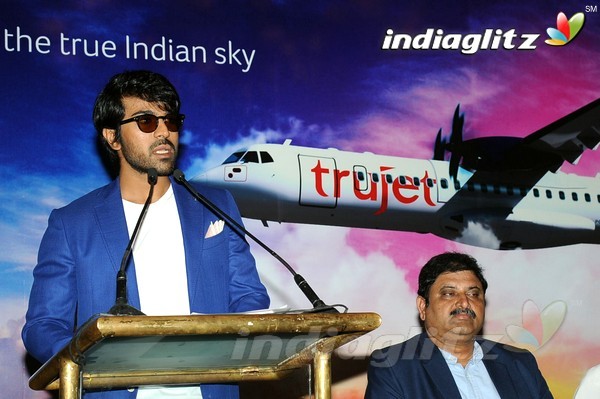 Ram Charan's Trujet Airways Press Meet