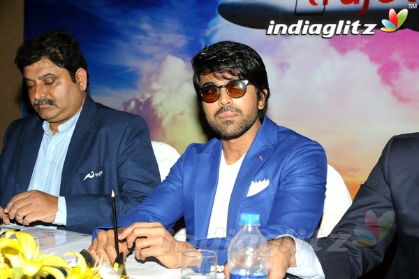 Ram Charan's Trujet Airways Press Meet