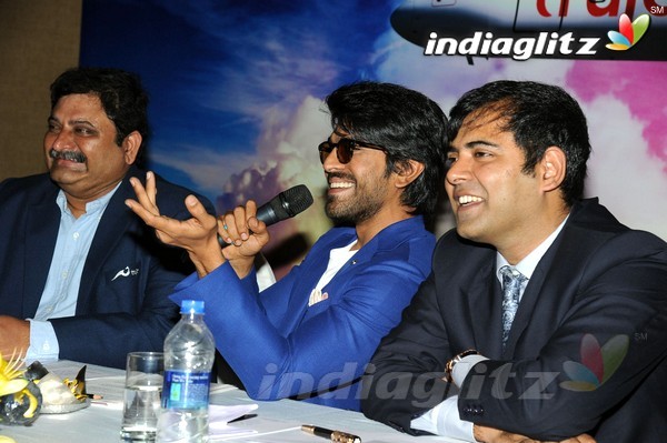 Ram Charan's Trujet Airways Press Meet