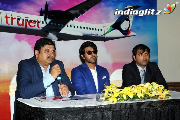 Ram Charan's Trujet Airways Press Meet