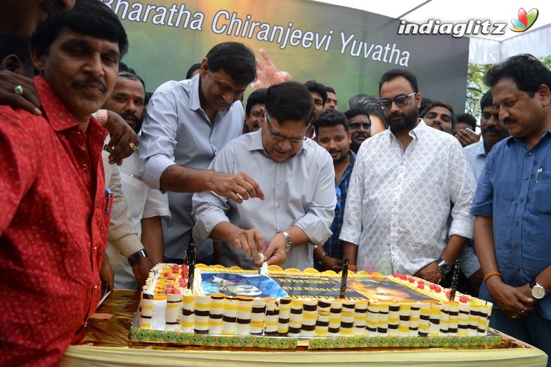 Ram Charan Birthday Celebrations @ Chiranjeevi Blood Bank