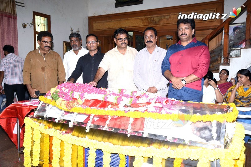 Celebs & Politicians Pay Homage To Madala Ranga Rao