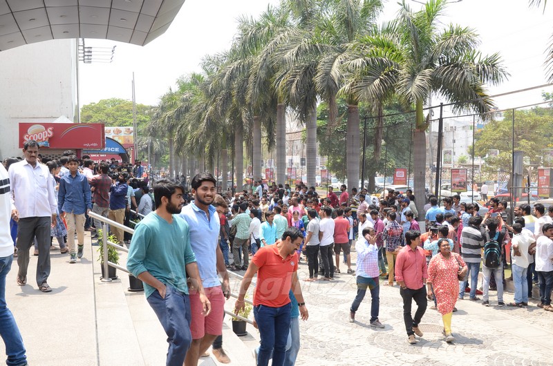 Rangasthalam Release Hungama at Prasads Imax