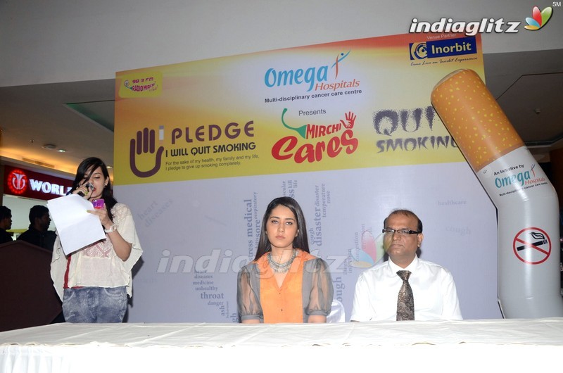 Rashi Khanna Partakes in anti-smoking campaign