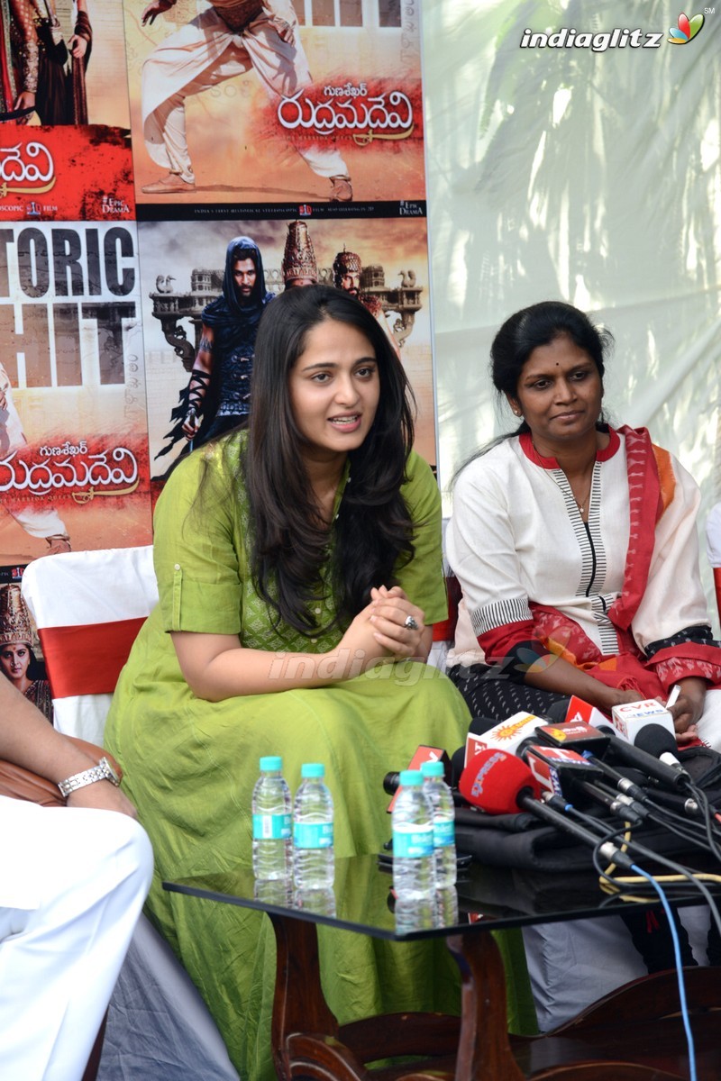 'Rudramadevi' Press Meet