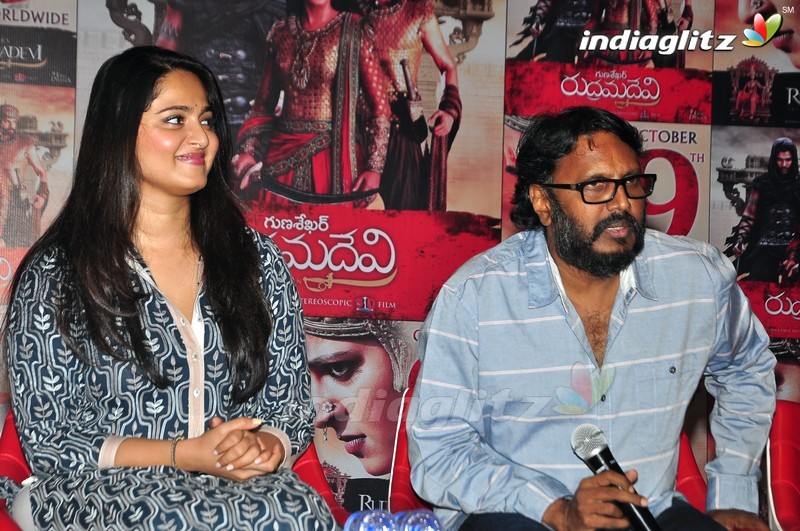 'Rudramadevi' Press Meet