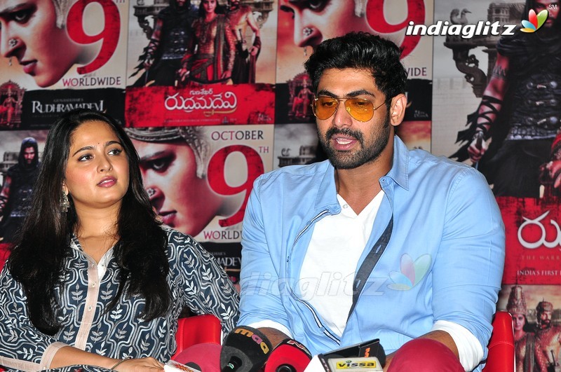 'Rudramadevi' Press Meet