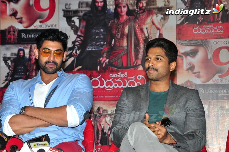 'Rudramadevi' Press Meet