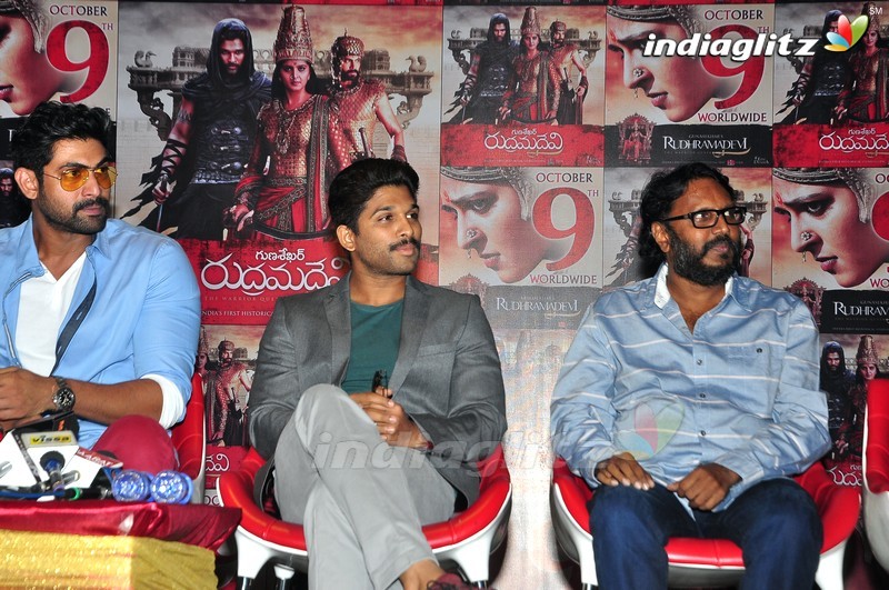 'Rudramadevi' Press Meet