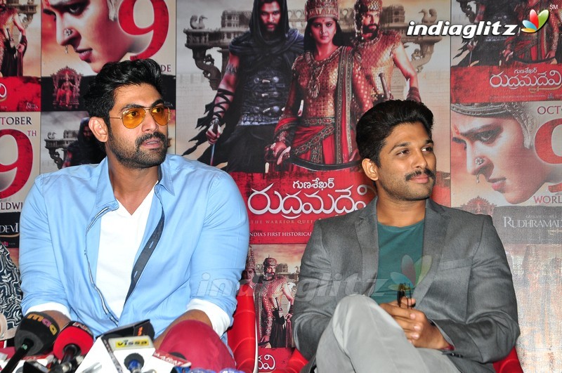 'Rudramadevi' Press Meet