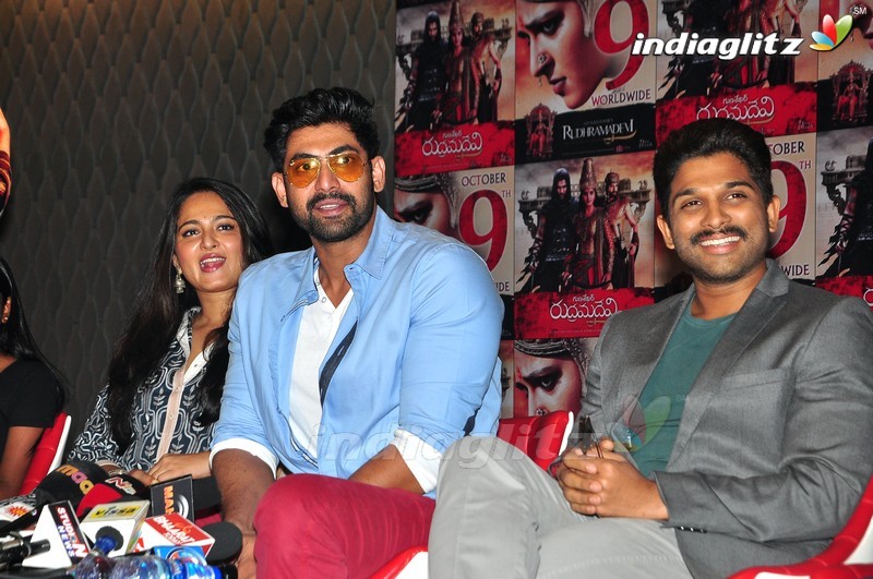 'Rudramadevi' Press Meet