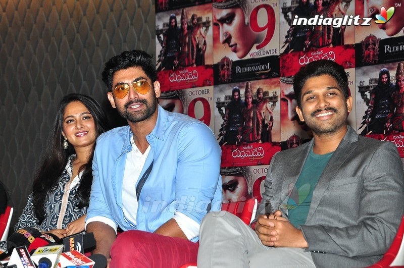 'Rudramadevi' Press Meet