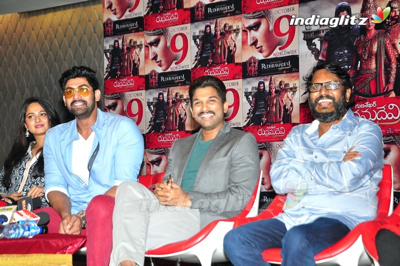 'Rudramadevi' Press Meet