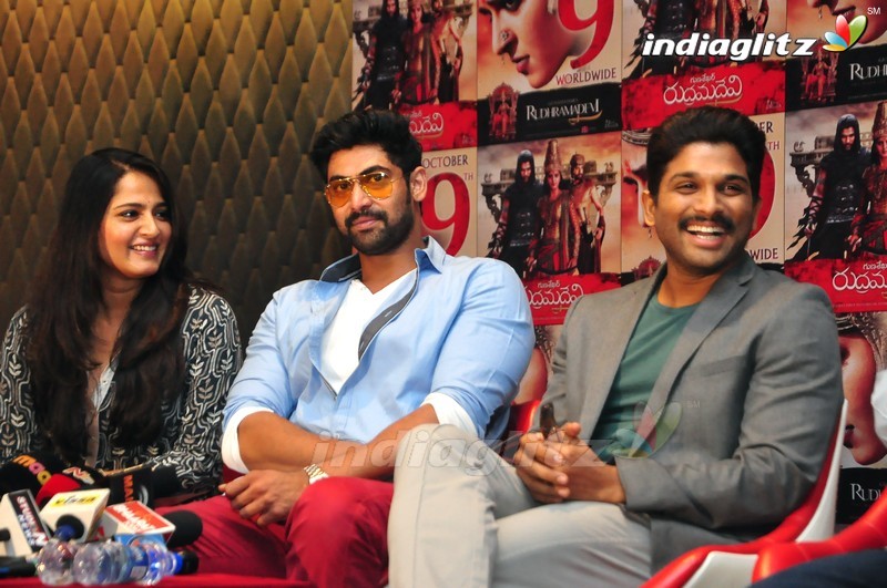 'Rudramadevi' Press Meet