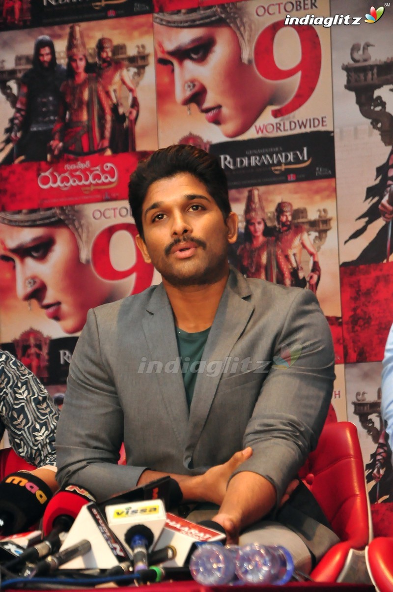 'Rudramadevi' Press Meet