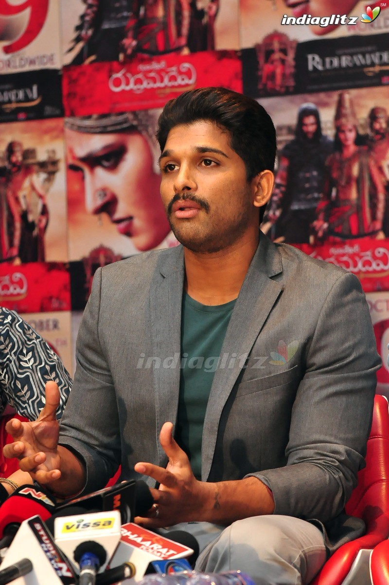 'Rudramadevi' Press Meet