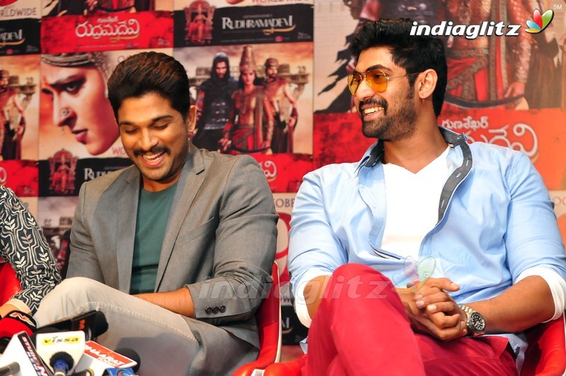 'Rudramadevi' Press Meet