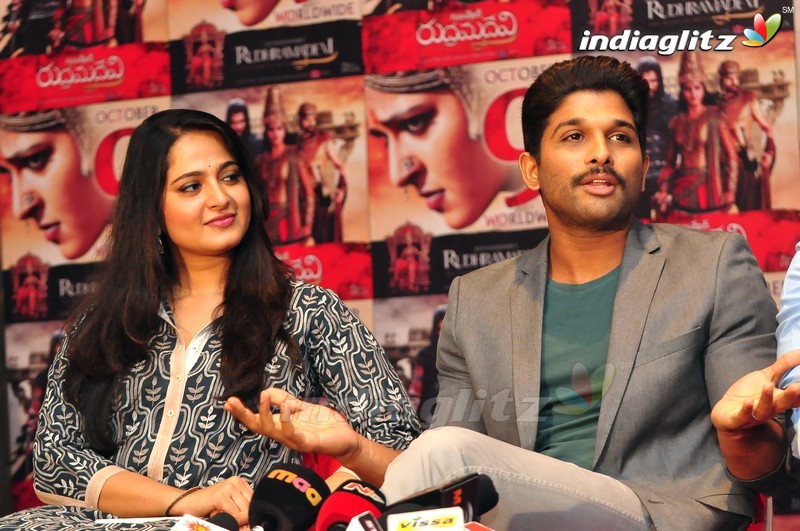 'Rudramadevi' Press Meet