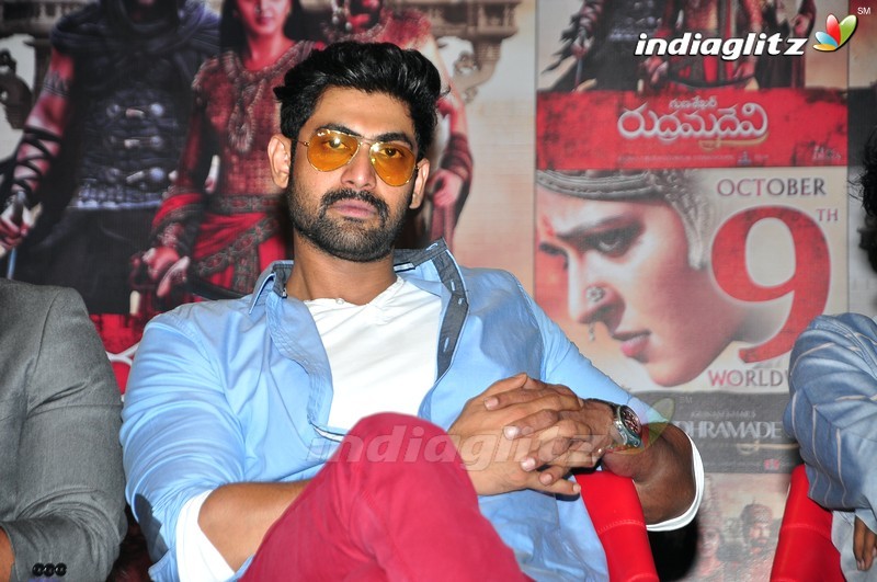 'Rudramadevi' Press Meet