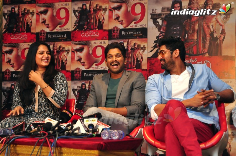 'Rudramadevi' Press Meet