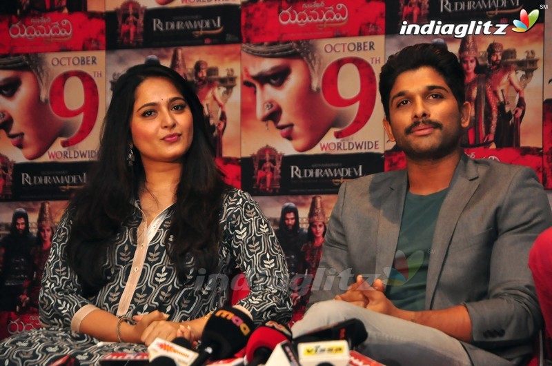 'Rudramadevi' Press Meet