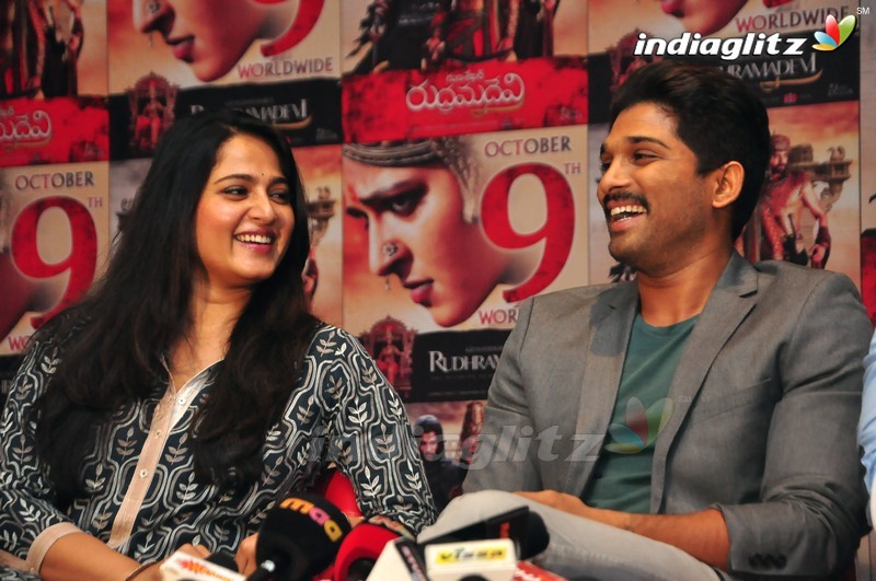 'Rudramadevi' Press Meet