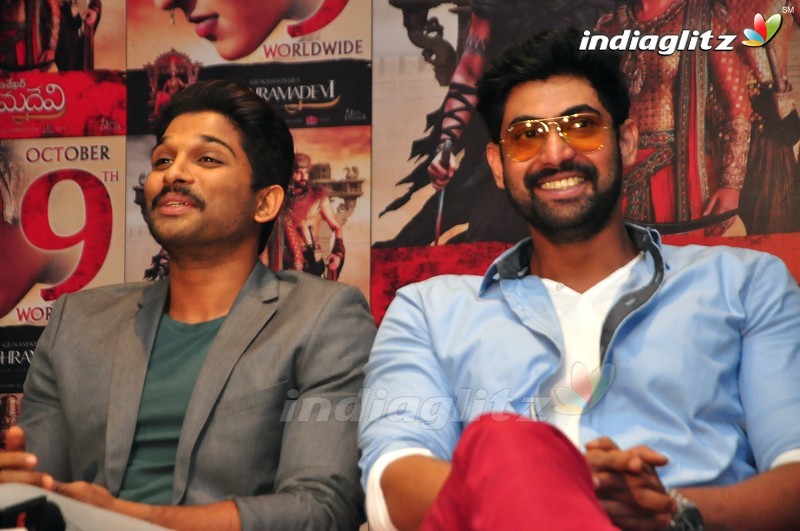 'Rudramadevi' Press Meet