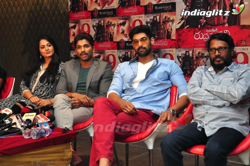 'Rudramadevi' Press Meet