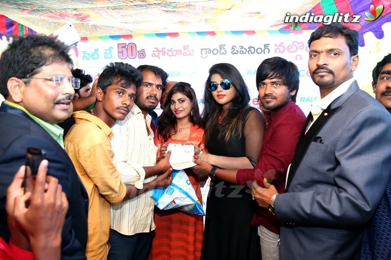 'Runam' Movie Team Launches Cellbay Shop At Nalgonda