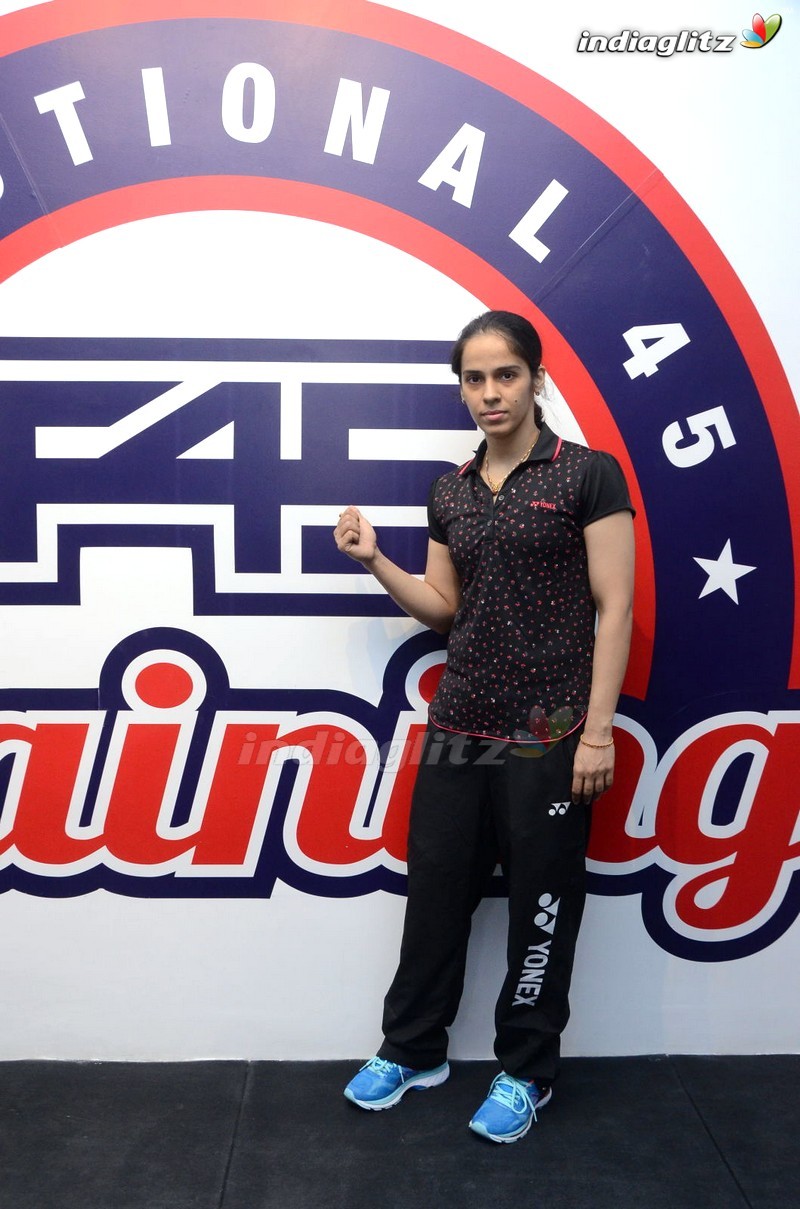 Saina Nehwal Launch Rakul Preet Singh's F45 Gym @ Kokapet