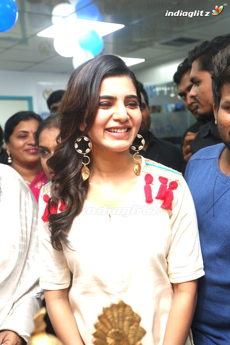 Samantha Inaugurates Vcare Super Speciality Clinic @ Banjara Hills