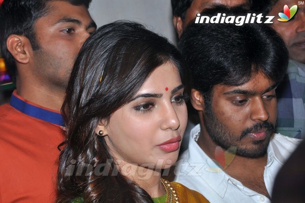 Samantha Traditional Look In Saree