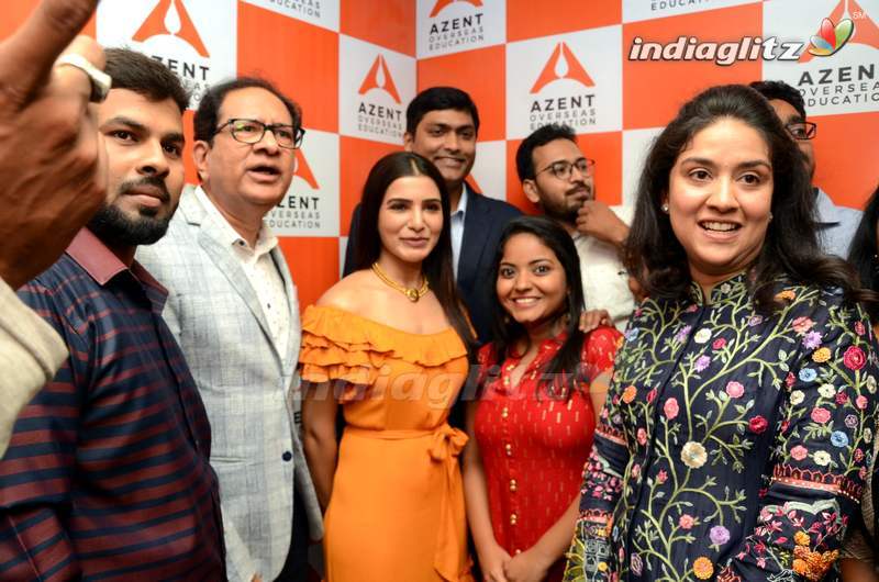 Samantha Launches Azent Overseas Education Center