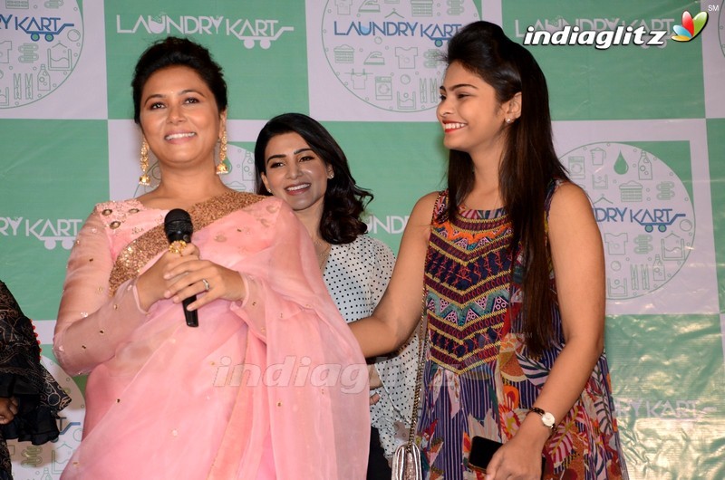 Samantha Launches Laundrykart Mobile App