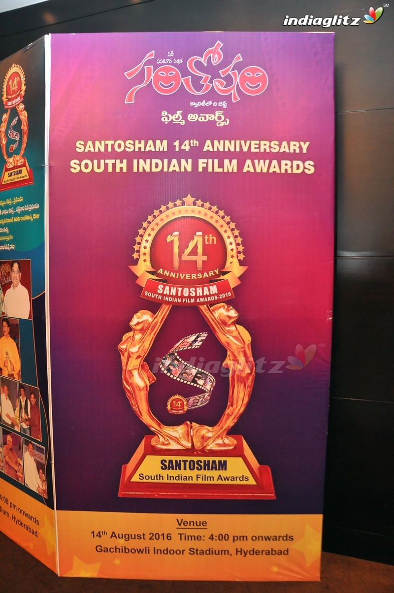 Santosham Awards 2016 Curtain Raiser Press Meet