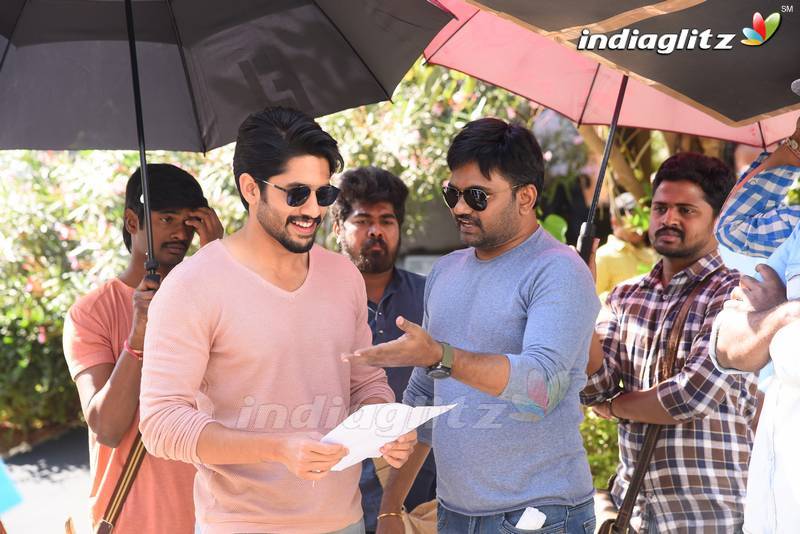 'Shailaja Reddy Alludu' On Location