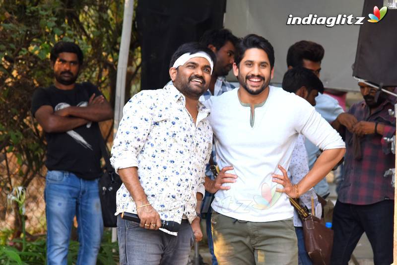 'Shailaja Reddy Alludu' On Location