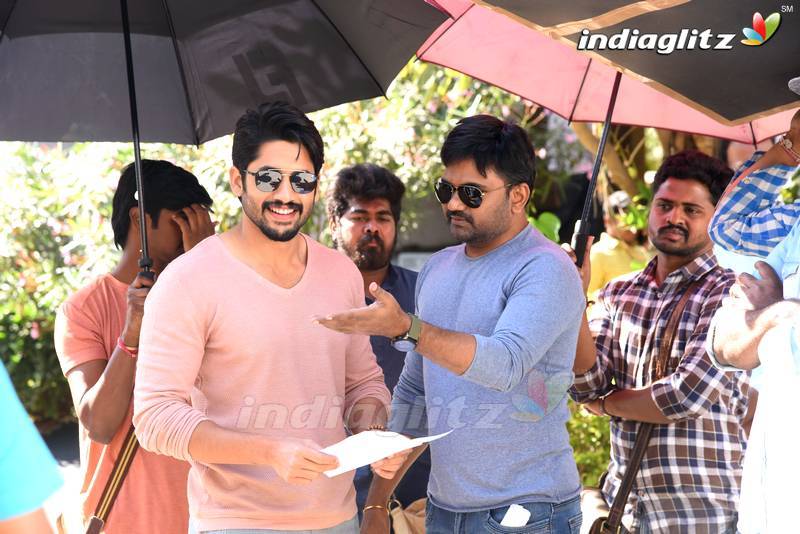 'Shailaja Reddy Alludu' On Location