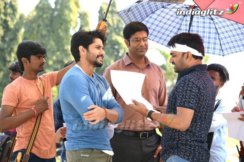 'Shailaja Reddy Alludu' On Location