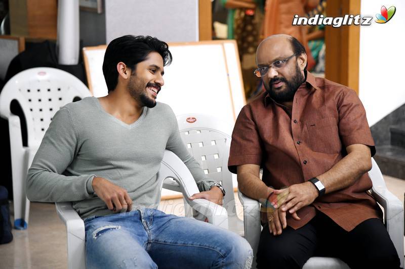 'Shailaja Reddy Alludu' On Location