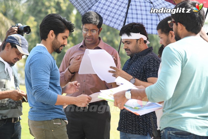 'Shailaja Reddy Alludu' On Location